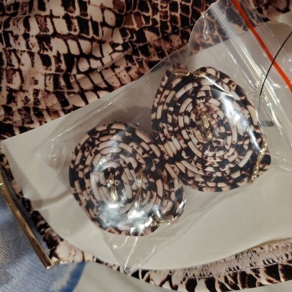 Calvin Klein Women's U Bandeau snakeskin strapless Swimsuit Size "U" Har… - Picture 10 of 13